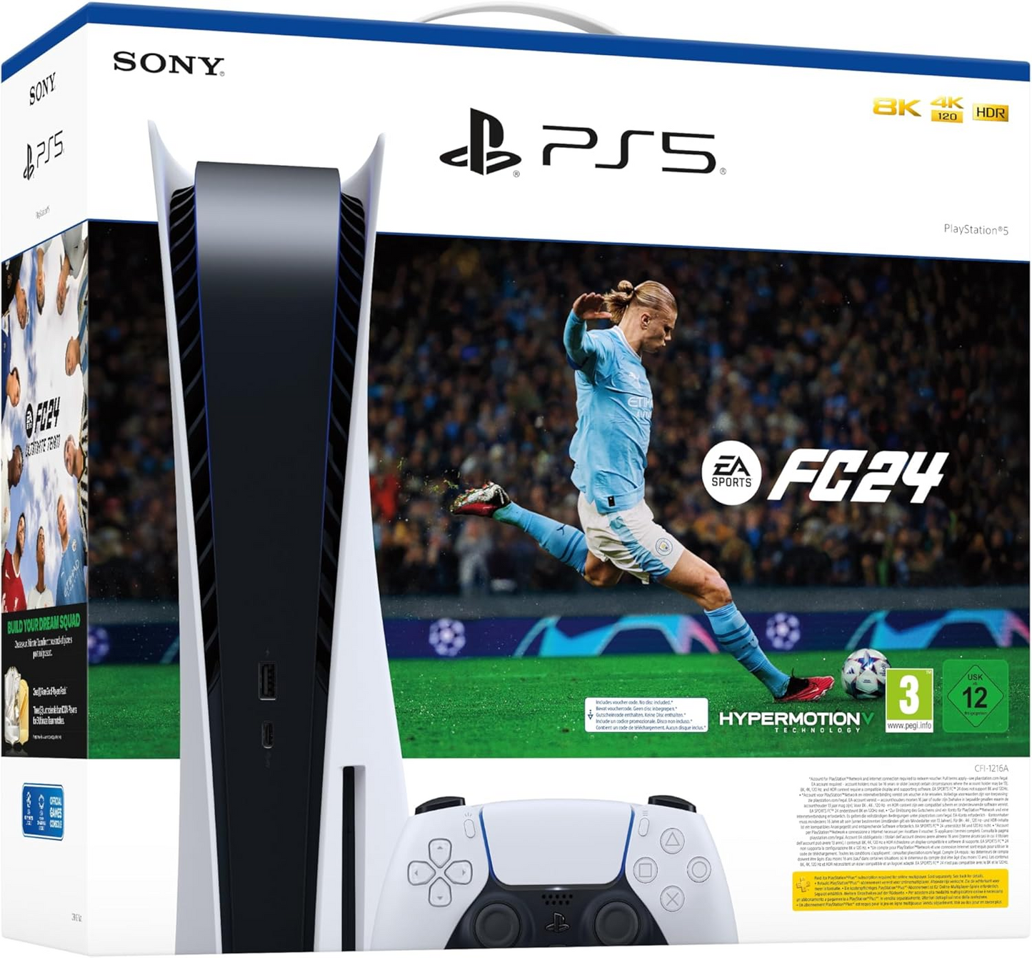 Sony PlayStation 5 Édition Standard Blanche - EA Sports FC 24