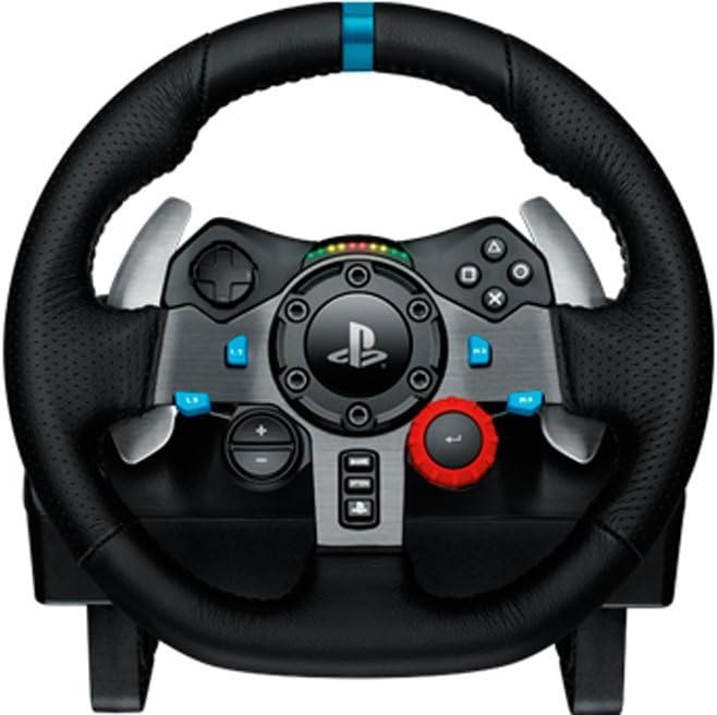 Logitech G G29 Volante y Pedales de Carrera con Palanca de Cambio - Compatibilidad con PS5, PS4, PC y Mac